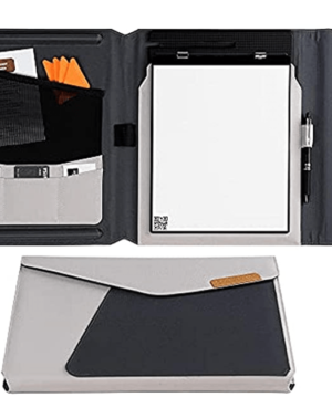 Capsule Cover for Orbit Letter - 100% Recyclable Cover with Pen Holder, Magnetic Clasp & Inner Storage - Gray