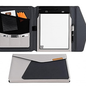 Capsule Cover for Orbit Letter - 100% Recyclable Cover with Pen Holder, Magnetic Clasp & Inner Storage - Gray